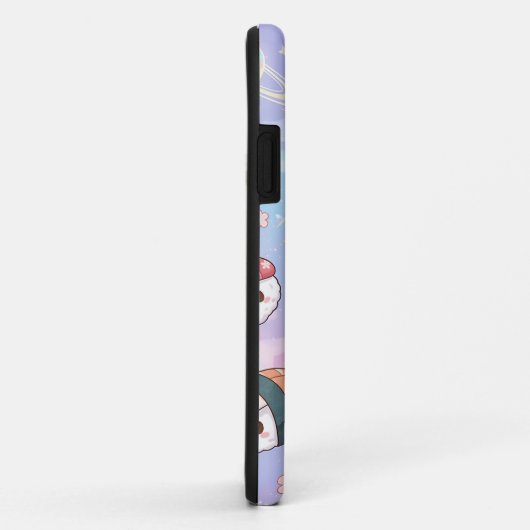 Sushi Flying in Pastel Galaxy Sky Case-Mate iPhone Case (Achterkant/rechts)