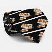 Sushi Food Restaurant Eat Exotic Means Fast Food Stropdas (Opgerold)