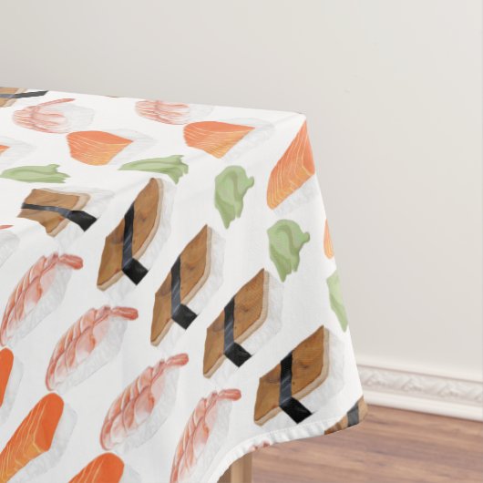 Sushi Foodie Hipster Tablecloth Tafelkleed (Voorbeeld)