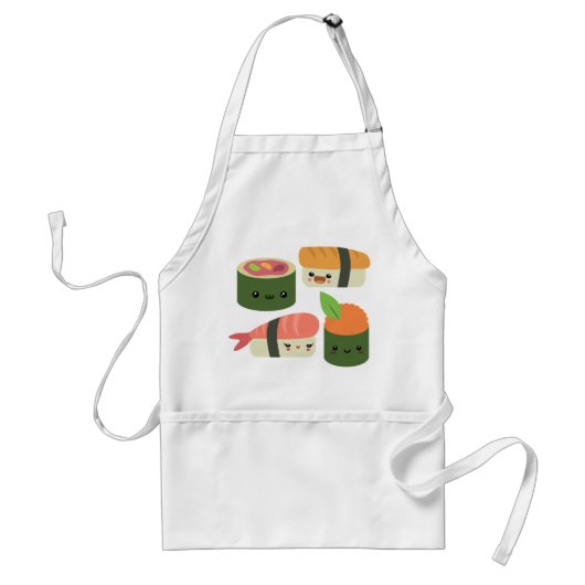 Sushi Friends Standaard Schort (Voorkant)