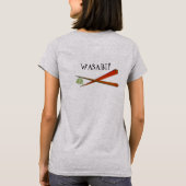 Sushi Front - Wasabi - Terug T-shirt (Achterkant)