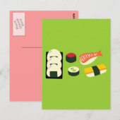Sushi Fun Briefkaart (Voorkant / Achterkant)