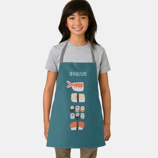 Sushi Fun gepersonaliseerd Schort (Insitu)