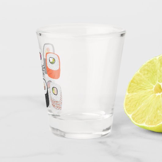 Sushi Fun Japans Voedsel Kunst Shot Glas (Rechts)