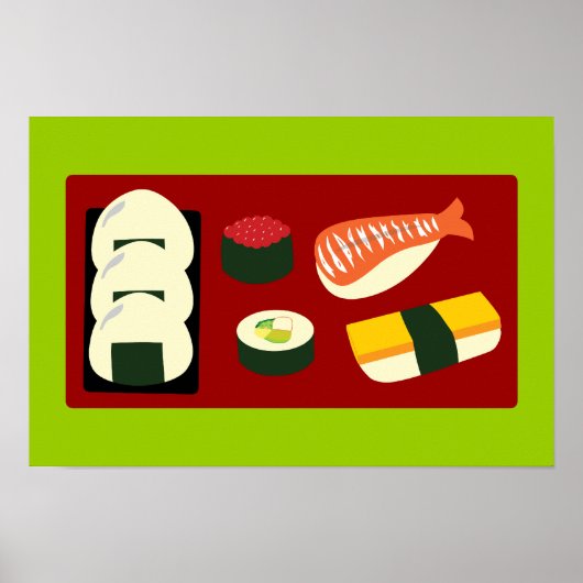 Sushi Fun Poster (Voorkant)