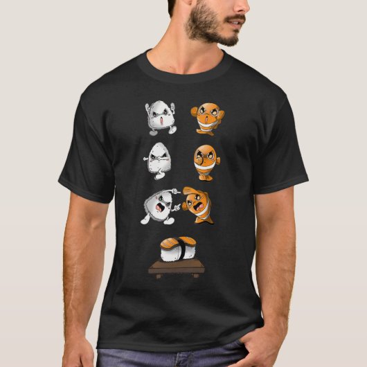 Sushi fusie t-shirt (Voorkant)