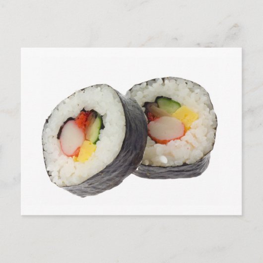 Sushi - Futomaki Briefkaart (Voorkant)