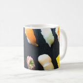 Sushi Geometry – Modern Nigiri Collection Koffiemok (Voorkant rechts)