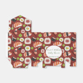 Sushi geslachtsneutraal Baby shower Bedankdoosjes (Uitgevouwen)