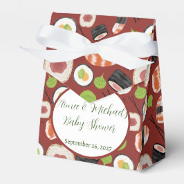 Sushi geslachtsneutraal Baby shower Bedankdoosjes