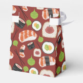 Sushi geslachtsneutraal Baby shower Bedankdoosjes (Achterkant)