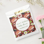Sushi geslachtsneutraal Baby shower Bedankzakje (Gezegeld)