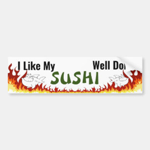 Sushi Goed gedaan Bumpersticker
