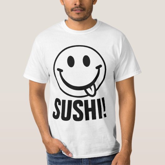 SUSHI! Grappige T-shirt (Voorkant)