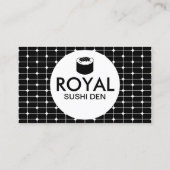 sushi grids visitekaartje (Achterkant)