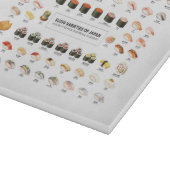 Sushi Guide Cutting Board – Japanese Food Chart Snijplank (Hoek)