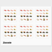 Sushi Guide Sticker – Japanese Food Chart Decal (Vel)