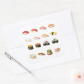 Sushi Guide Sticker – Japanese Food Chart Decal (Envelop)