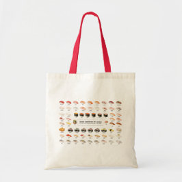 Sushi Guide Tote Bag – Japanese Food Chart