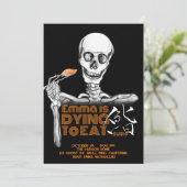 SUSHI Halloween feestuitnodigingskaarten Kaart (Staand voorkant)