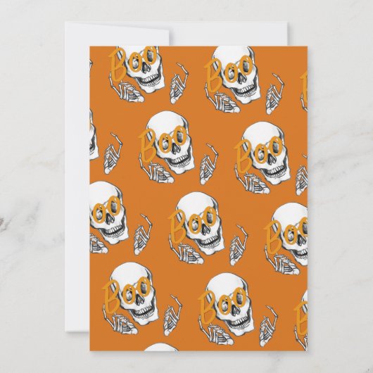 SUSHI Halloween feestuitnodigingskaarten Kaart (Achterkant)