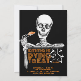 SUSHI Halloween feestuitnodigingskaarten Kaart