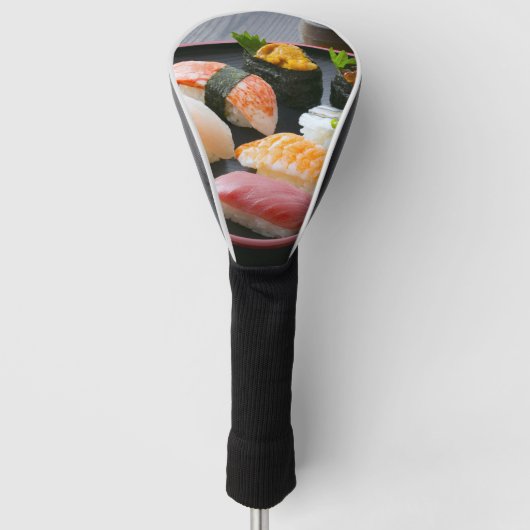 Sushi Harmony – Elegant Nigiri Golf Headcover (Voorkant)