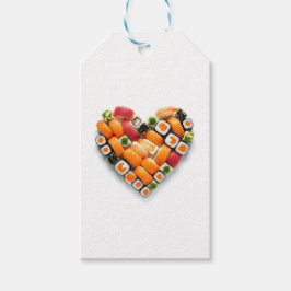Sushi-hart Cadeaulabel