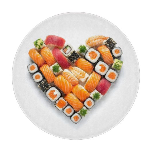 Sushi-hart Snijplank (Voorkant)