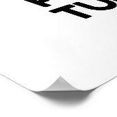 Sushi Het beste eten in de tonijn-verse grappige w Poster (Hoek)