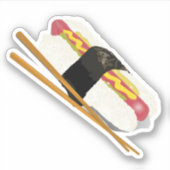 Sushi Hond Sticker (Voorkant)