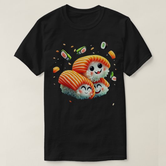 Sushi Hug 3 T-shirt (Design voorkant)