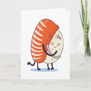 Sushi Hug Cute Kawaii Japans Kaart