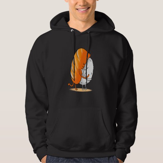 Sushi hug hoodie (Voorkant)