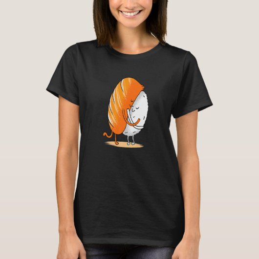 Sushi hug t-shirt (Voorkant)