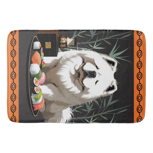 SUSHI IEDEREEN Cream Chow mat (Voorkant)