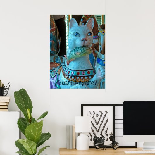 Sushi, iemand? poster (Thuiskantoor)