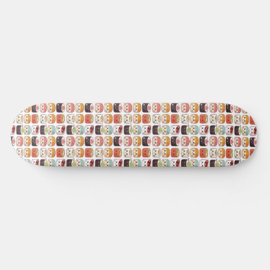 Sushi illustratie persoonlijk skateboard (Horizontaal)