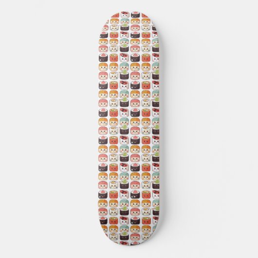 Sushi illustratie persoonlijk skateboard (Voorkant)