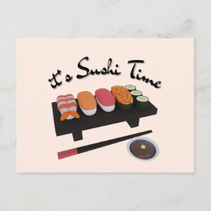 Sushi is mijn Valentijn Briefkaart