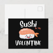 Sushi is mijn Valentijn Briefkaart (Voorkant / Achterkant)