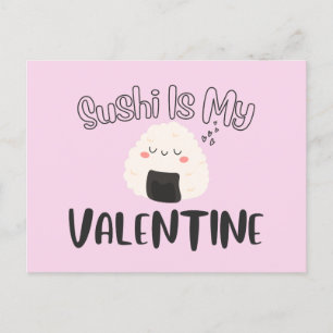 Sushi is mijn Valentijn Briefkaart