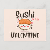 Sushi is mijn Valentijn Briefkaart (Voorkant)