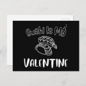 Sushi is mijn Valentijn Briefkaart (Voorkant / Achterkant)
