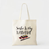 Sushi is mijn Valentijn Canvas tas (Voorkant)
