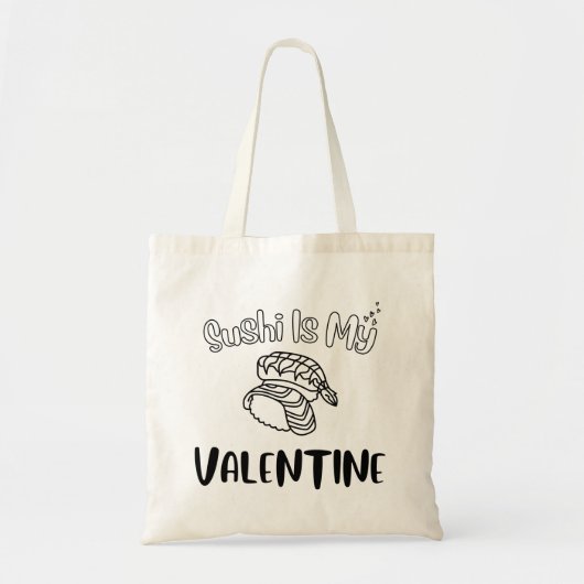 Sushi is mijn Valentijn Canvas tas (Voorkant)