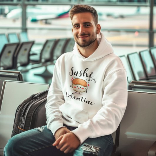 Sushi is mijn Valentijn Hoodie