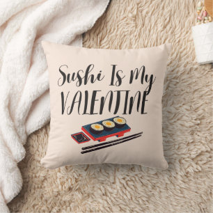 Sushi is mijn Valentijn Kussen