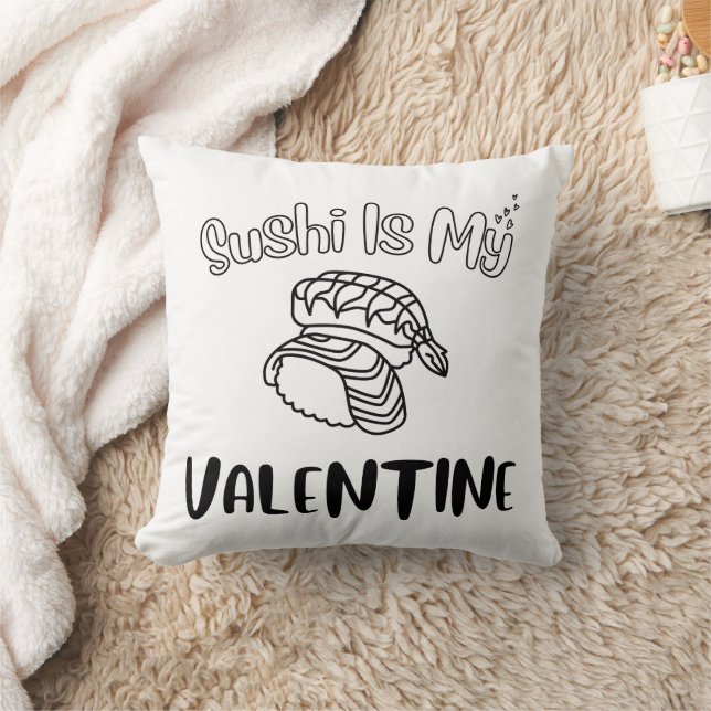 Sushi Is Mijn Valentijn Kussen (Deken)