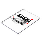 Sushi is mijn Valentijn Notitieboek (Linkerzijde)